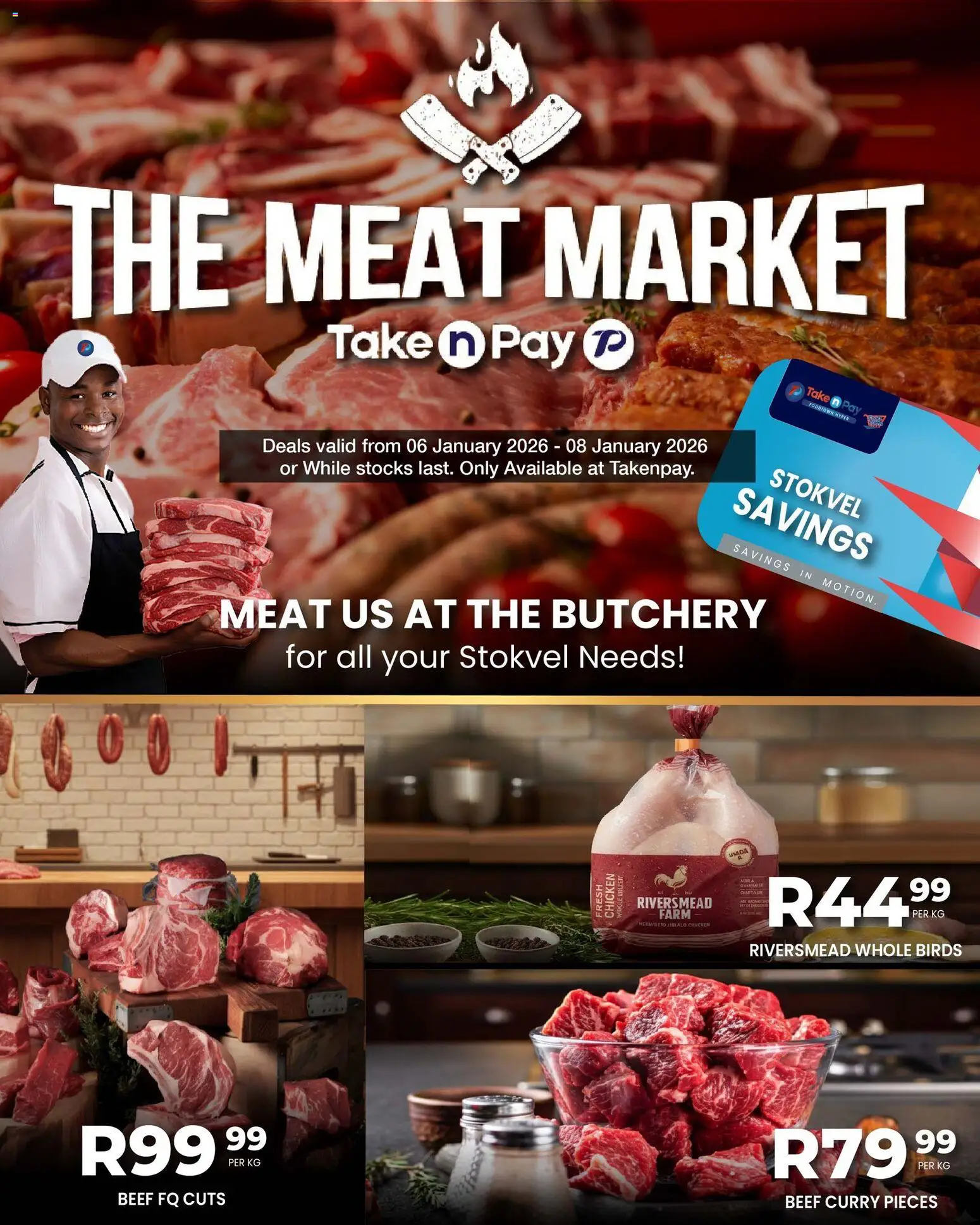 New Take n Pay catalogue – valid from 06.01.2026 | Page: 7 | Products: Chicken, Beef