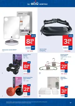 MAXIMA leidinys galioja nuo 10.03.2026 | Puslapis: 27 | Prekių: Veidrodis, Rankinė