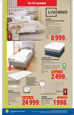 LIVARNO Prémium muszlin ágyneműhuzat, Anyaga: 100% pamut. Rendkívül puha, finomszálú szövet. Méret: - 1 személyes méret: 1 db párnahuzat kb. 70x90 cm és 1 db paplanhuzat kb. 140x200 cm, vagy - 2 személyes méret: 2 db párnahuzat, kb. 70x90 cm és 1 db paplanhuzat, kb. 200x220 cm - amely érvényes a következő dátumtól: 01.04.2026 | Oldal: 38