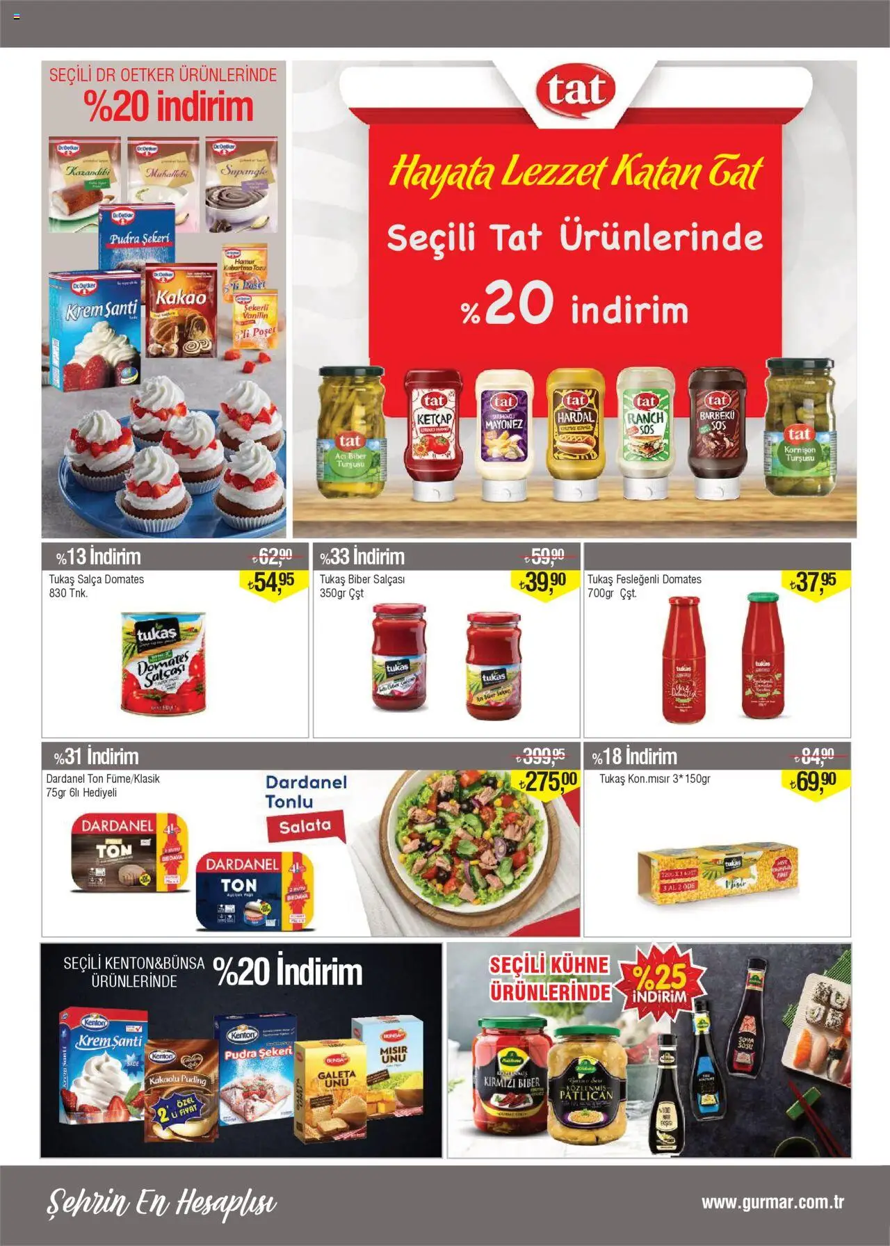 Gürmar - Katalog - 16.10.2025 tarihinden itibaren geçerlidir | Sayfa: 8 | Ürünler: Kutu, Krem, Salata, Patlıcan