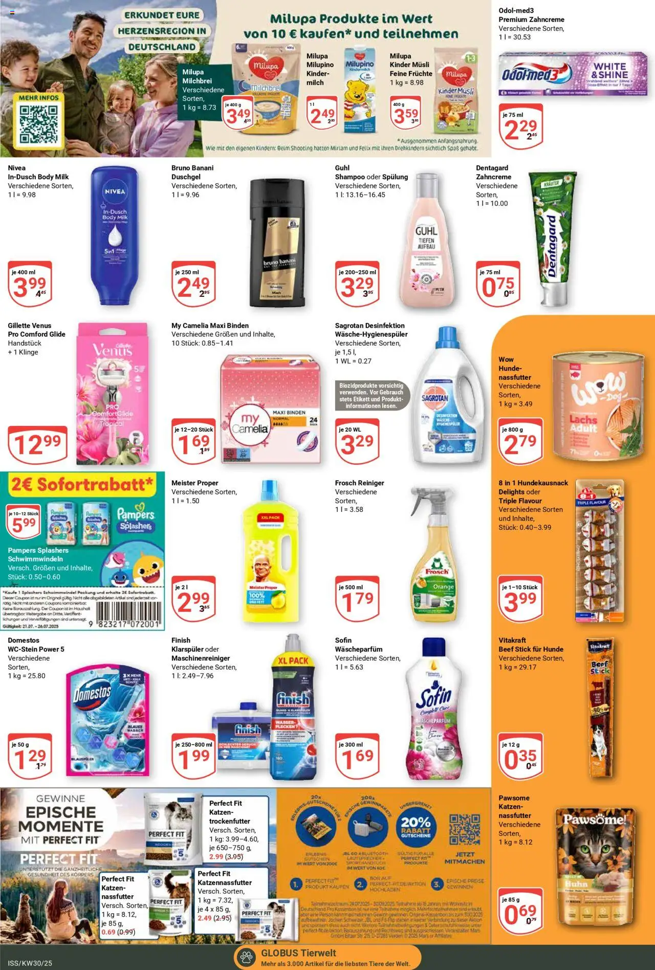 Globus Prospekt 	 - gültig ab dem 21.07.2025 | Seite: 18 | Produkte: Musli, Shampoo, Mars, Duschgel