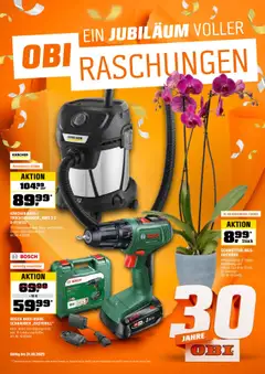 OBI Flugblatt - Pinkafeld, Wien ab 15.10.2025 gültig