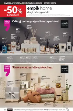 Pogląd oferty "Empik Black Friday" - ważna od 29.10.2025 | Strona: 116 | Produkty: Poduszka, Koc, Ramka, Tekstylia