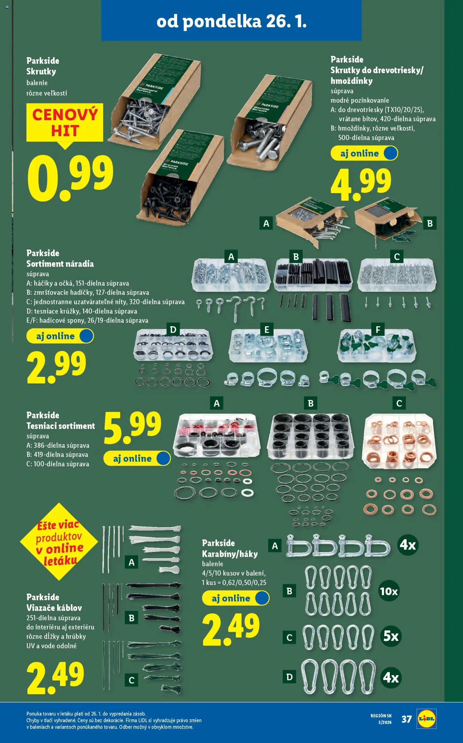 Nové Lidl akcie – leták je platný od 26.01.2026 | Strana: 49 | Produkty: Parkside