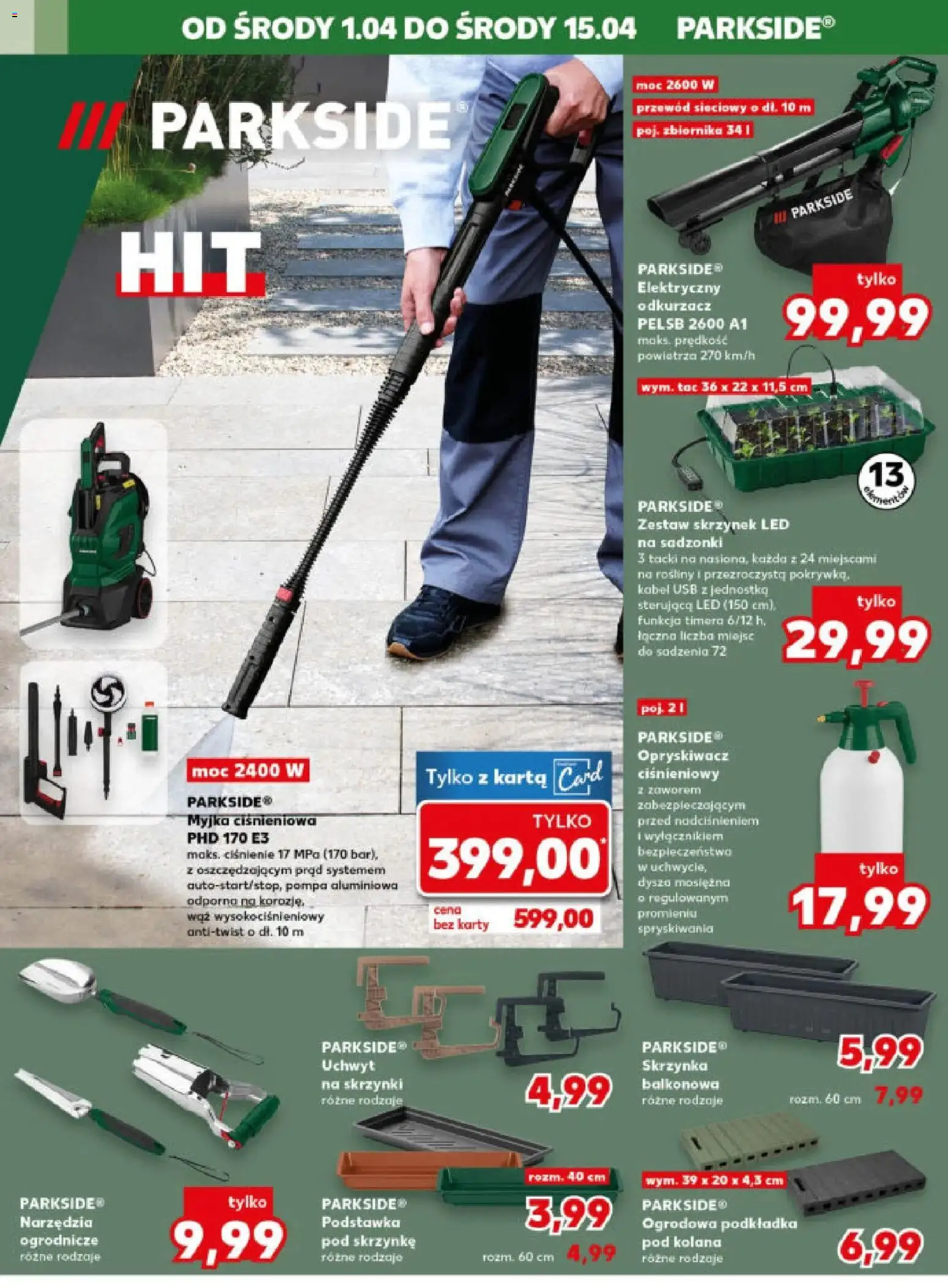 Kaufland gazetka - Mocny start od 07.04.2026 | Strona: 32 | Produkty: Karta, Opryskiwacz, Kabel, Rosliny