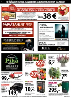 Tuuri-mainoslehti voimassa 15.10.2025 alkaen | Sivu: 14 | Tuotteet: Komposti, Voi, Lehtipuhallin