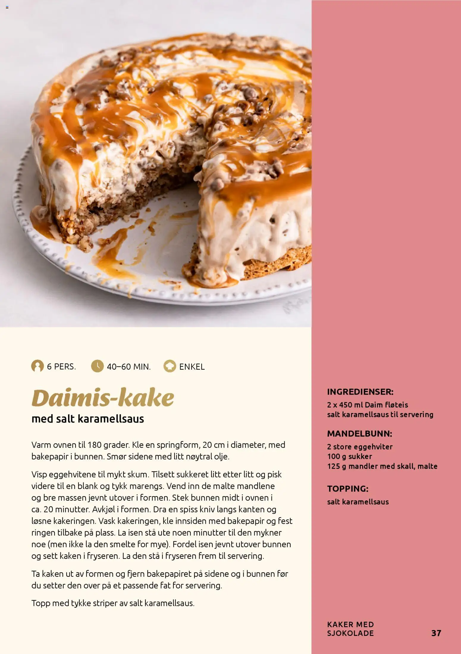 {H1} | Side: 37 | Produkter: Smør, Sjokolade, Brassestol, Vask