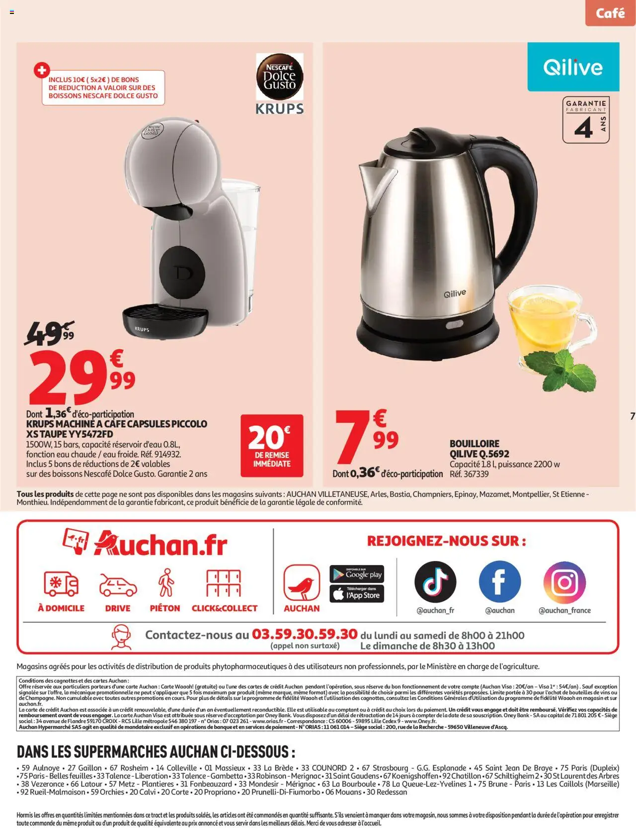  | Page: 7 | Produits: Bouilloire, Dolce Gusto, Krups, Café