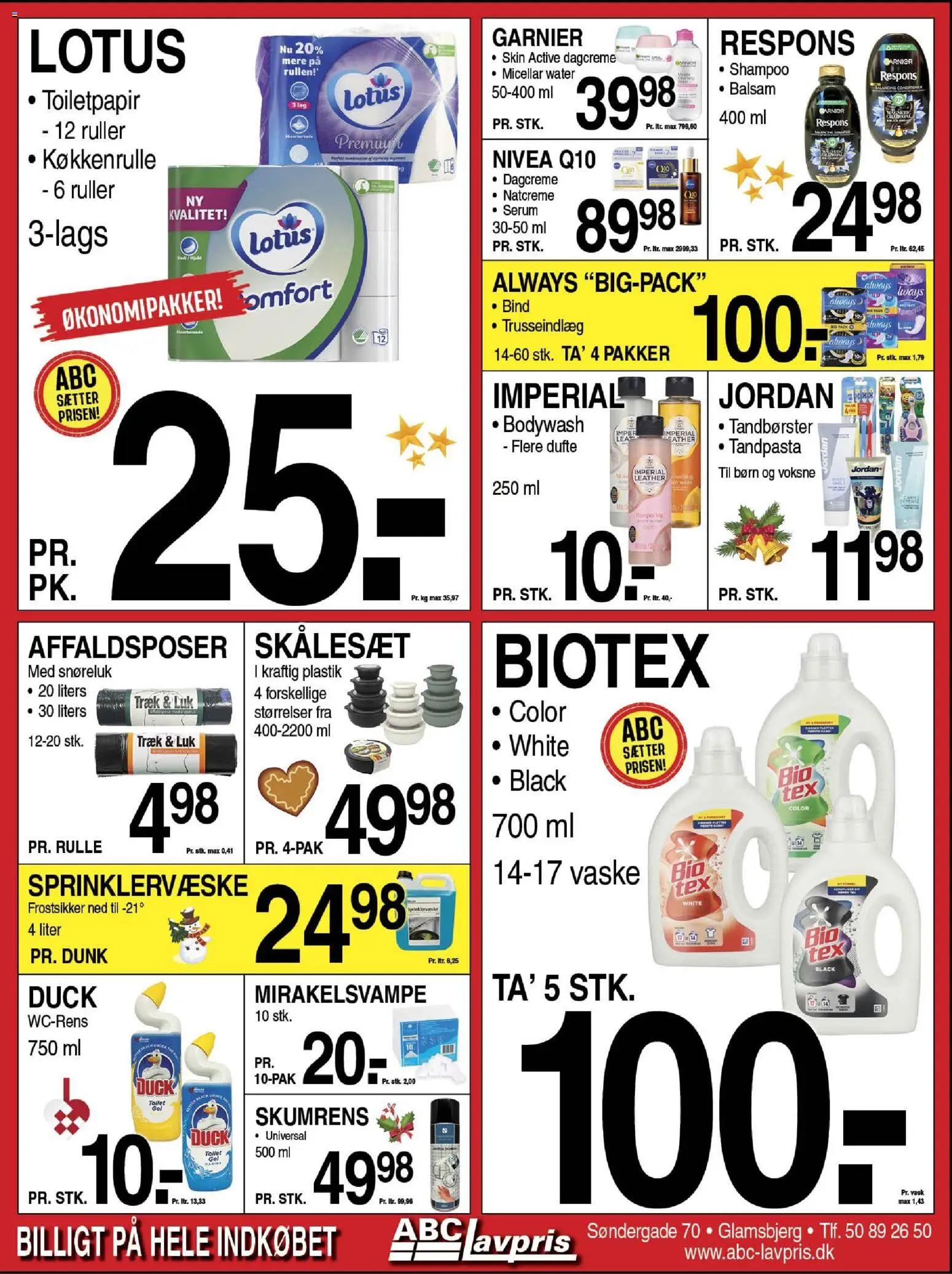 Abc Lavpris tilbudsavis – gyldig fra 03.12.2025 | Side: 9 | Produkter: Shampoo, Balsam, Tandpasta