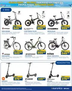 Volantino Euronics del 17.07.2025 | Pagina: 17 | Prodotti: Disco, Alluminio, Batteria, Monopattino elettrico