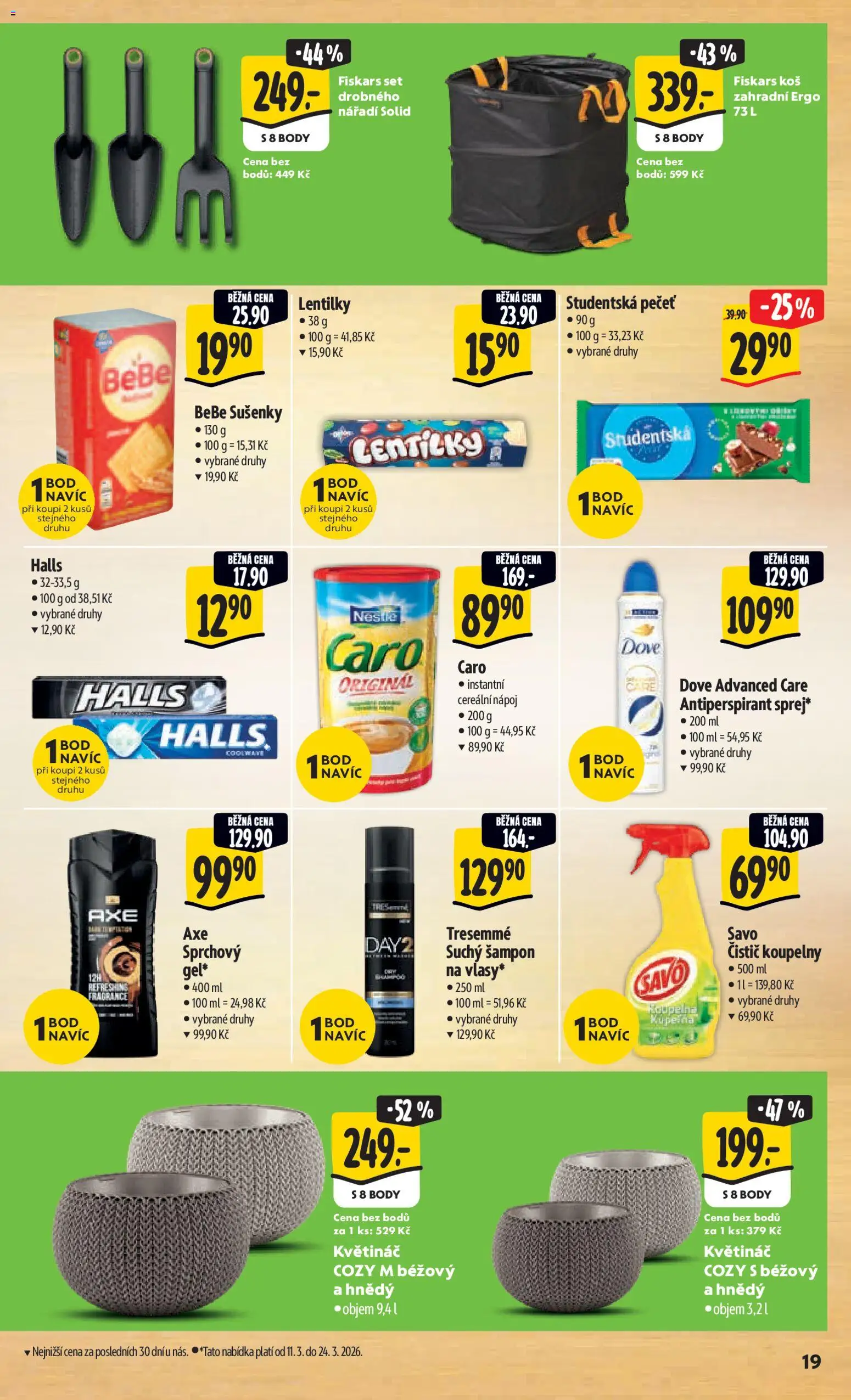 Albert leták - Hypermarket od 11.03.2026 | Strana: 27 | Produkty: Nářadí, Koš, Koupelna, Šampon