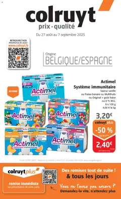 Colruyt - Prévisualisation de Colruyt catalogue valide à partir de 27.08.2025
