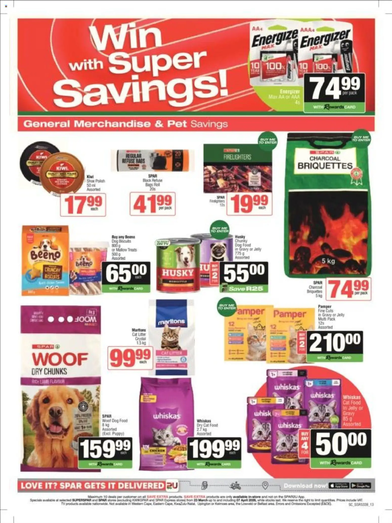 New Spar catalogue – valid from 23.03.2026 | Page: 13 | Products: TV, Kiwi, Gravy, Dog food
