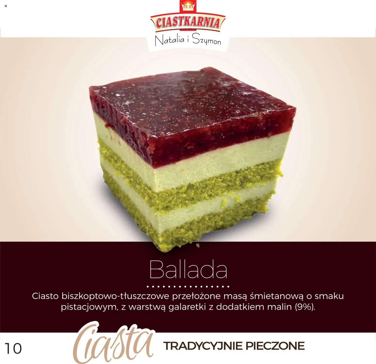 Topaz Gazetka - Ciasta  od 01.12.2025 | Strona: 10 | Produkty: Galaretki, Ciasto