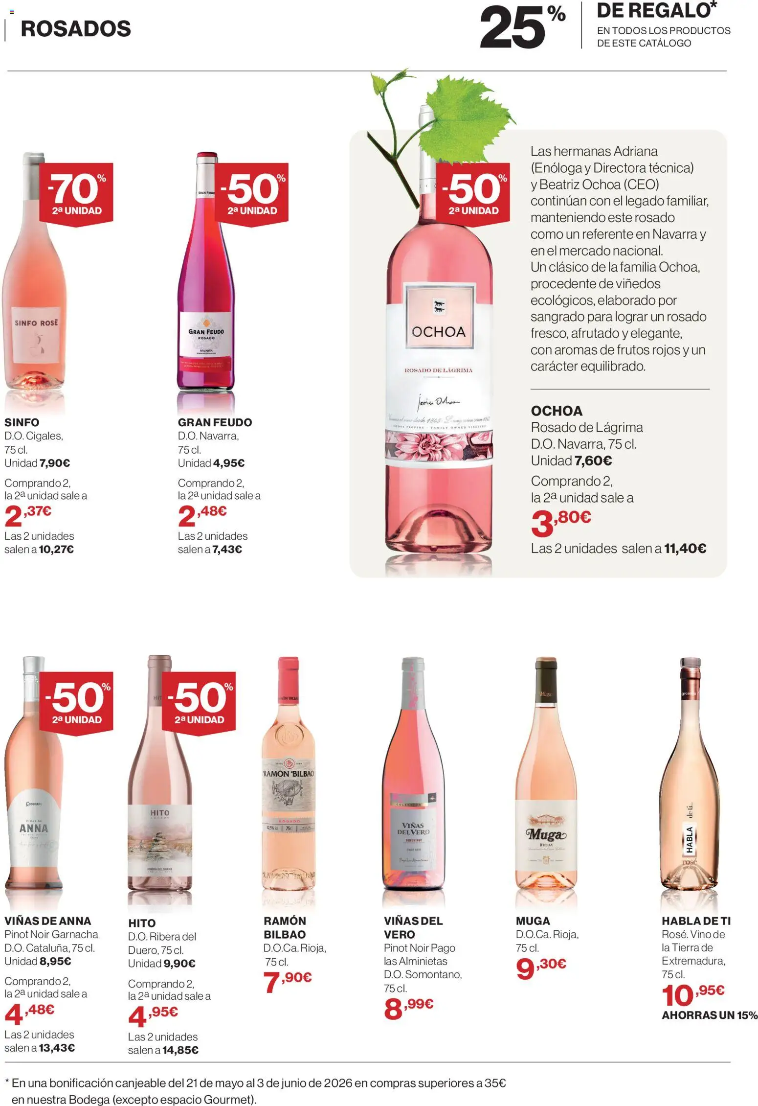 Hipercor catálogo │ válido desde el 23.04.2026 | Página: 13 | Productos: Vino