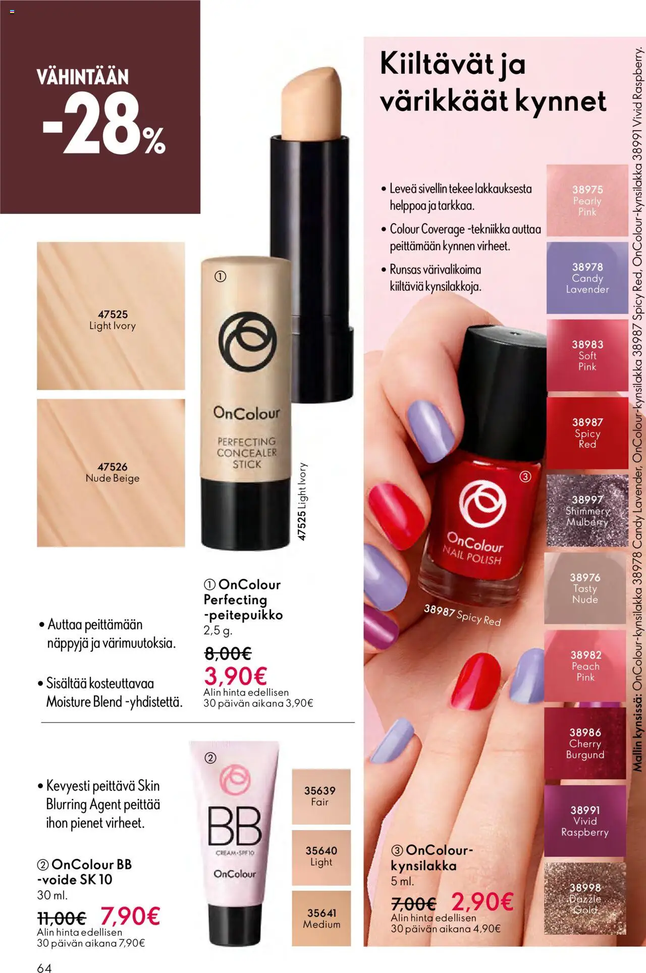 Oriflame - Esite 13 – voimassa 14.09.2025 alkaen | Sivu: 64