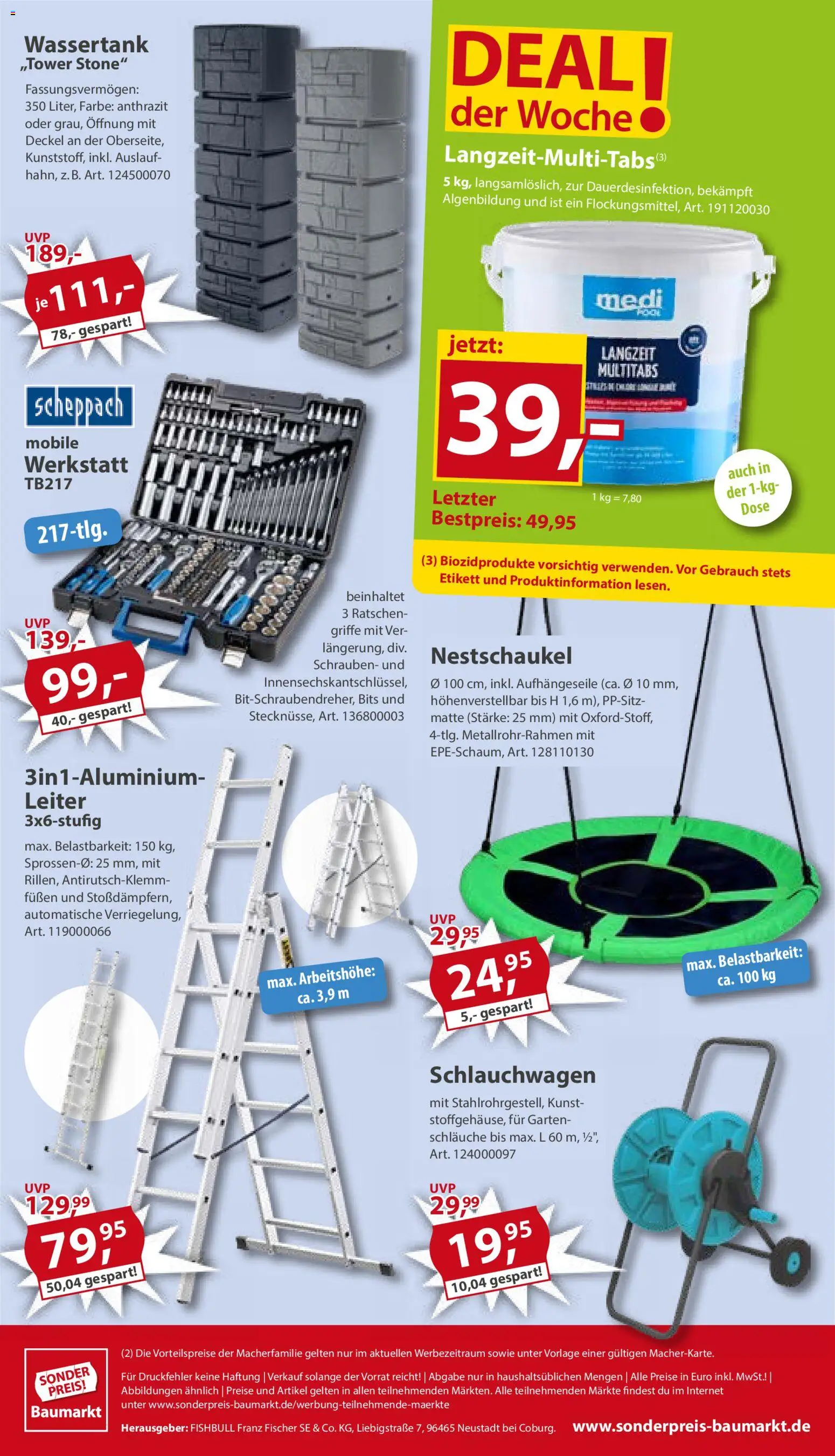 Sonderpreis Baumarkt Prospekt 	 – gültig ab 04.04.2026 | Seite: 20