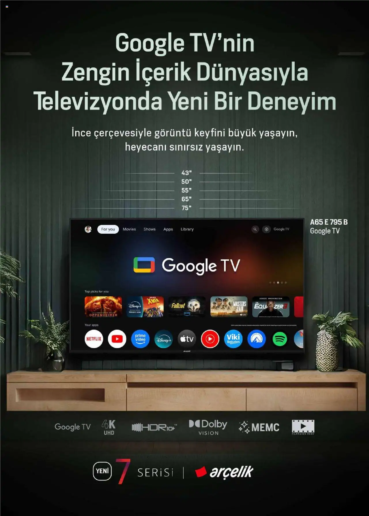 Arçelik Katalog - 01.10.2025 tarihinden itibaren geçerlidir | Sayfa: 74 | Ürünler: TV, Video