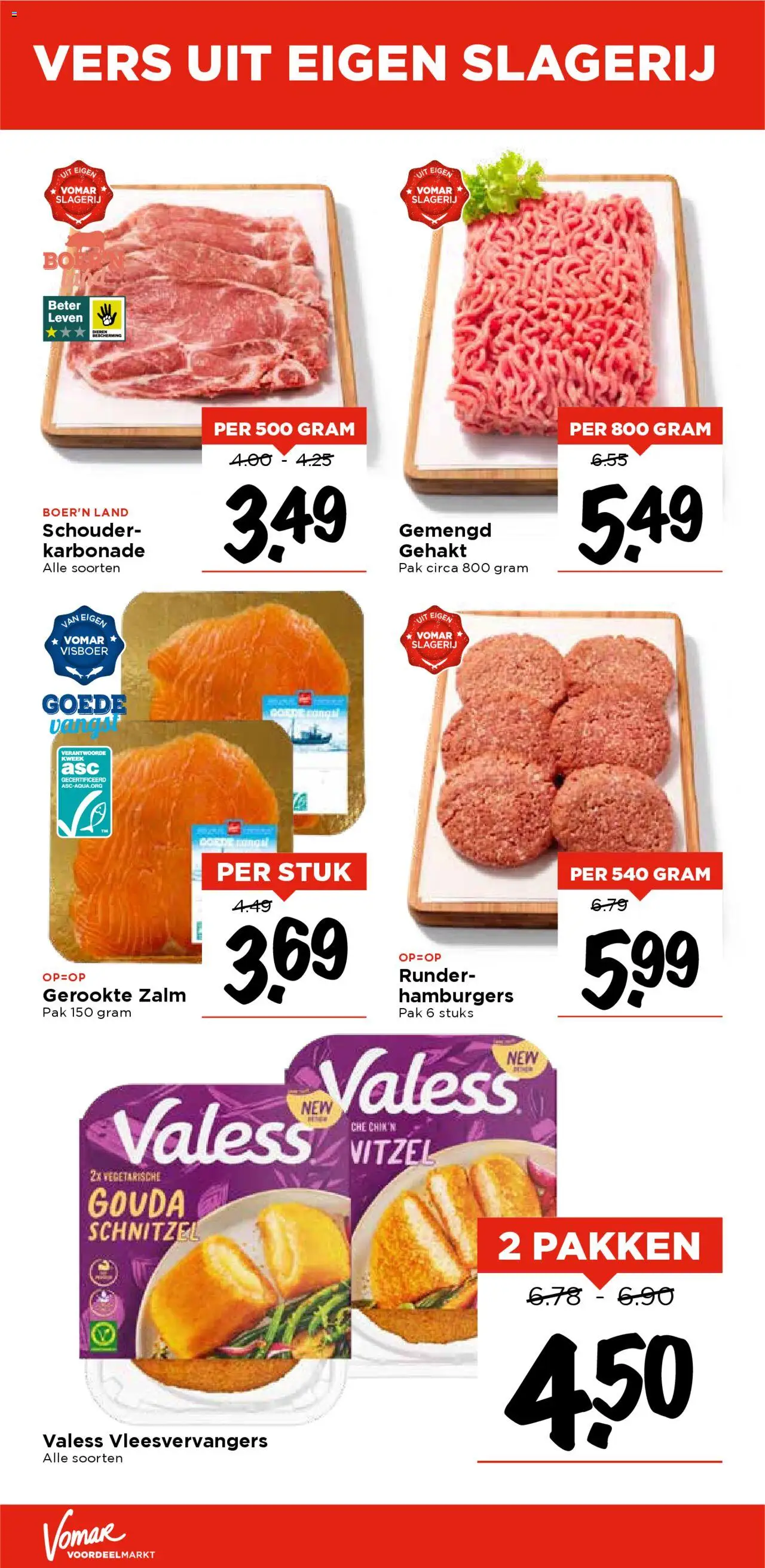 {H1} | Pagina: 13 | Producten: Gehakt, Zalm, Schnitzel, Gouda