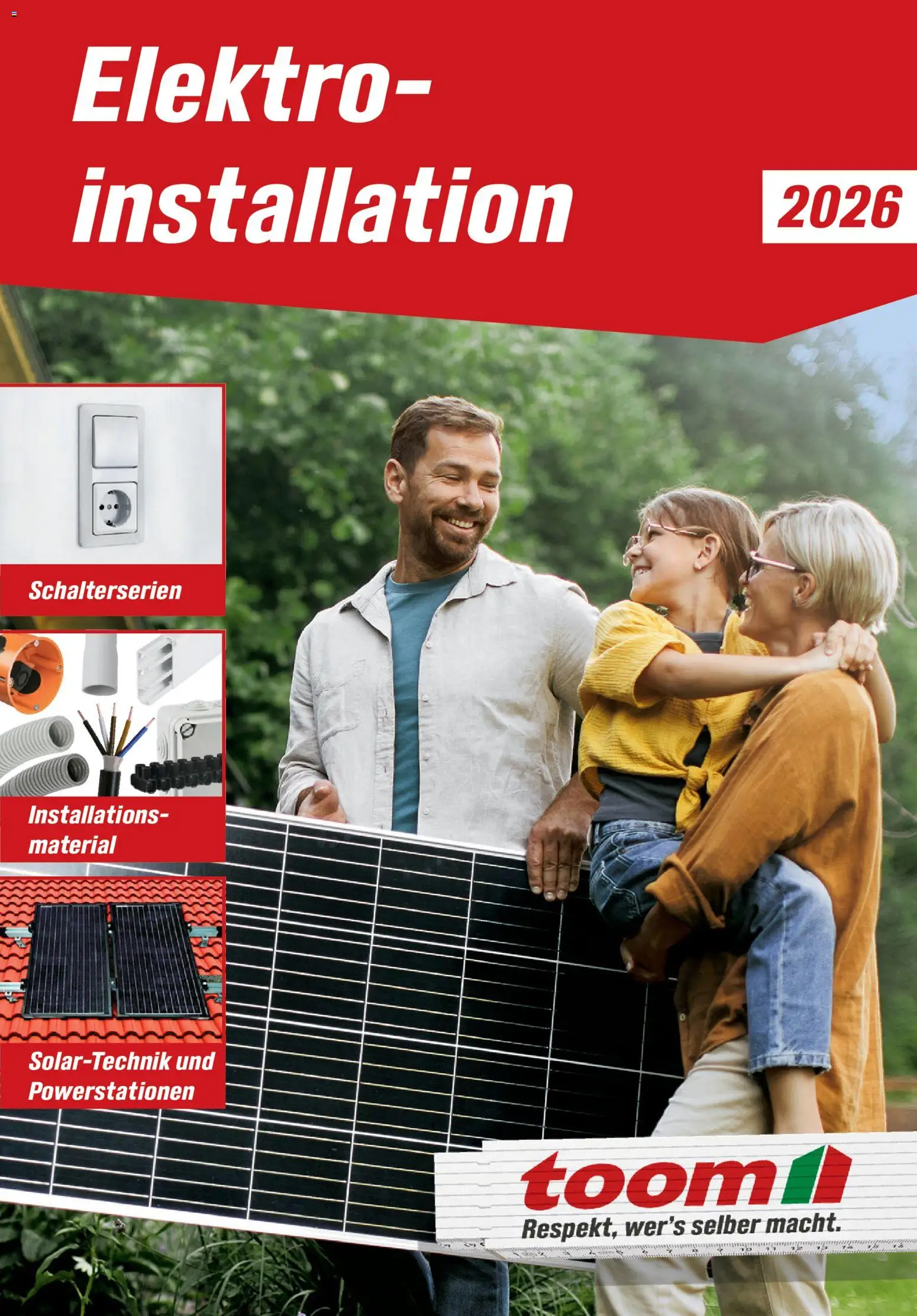 Toom Baumarkt Elektro-Installation 2026 – gültig ab 14.03.2026 | Seite: 1