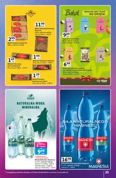 Pogląd oferty "Auchan Gazetka - Znane Marki duży wybór Hipermarket" - ważna od 04.12.2025 | Strona: 25 | Produkty: Wafle, Porzeczka, Orzechy laskowe, Woda