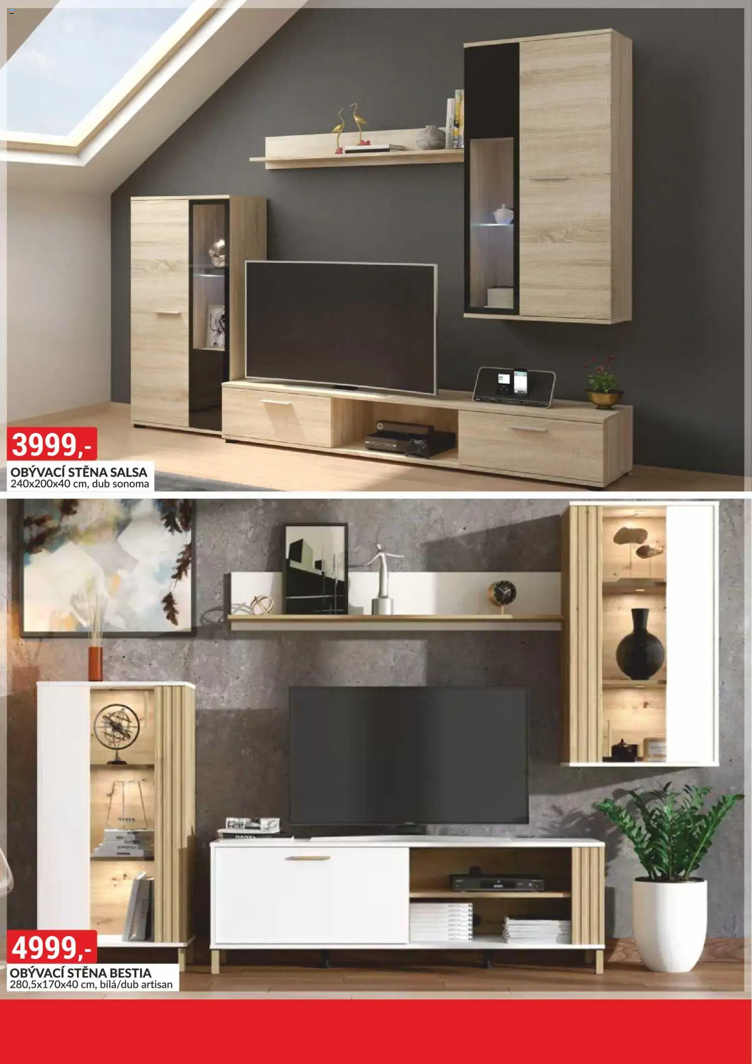BAUMAX leták - Zařiďte si bydlení od 01.01.2026 | Strana: 38 | Produkty: Obývací stěna
