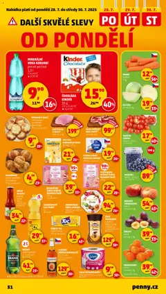 Penny Market leták - Čtvrtečník od 24.07.2025 | Strana: 31