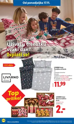 LIVARNO home Posteljina od flanela, Set S patentnim zatvaračem Dimenzije: 1 jastučnica cca 60x80 cm i 1 navlaka za pokrivač cca 140x200 cm, 11.99 ili 2 jastučnice cca 60x80 cm i 1 navlaka za pokrivač cca 200x200 cm, 15.99 - Pregled kataloga iz trgovine Lidl, vrijedi od 17.11.2025 | Stranica: 38