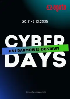 Pogląd oferty "Salony Agata Gazetka - Cyber Monday" - ważna od 30.11.2025