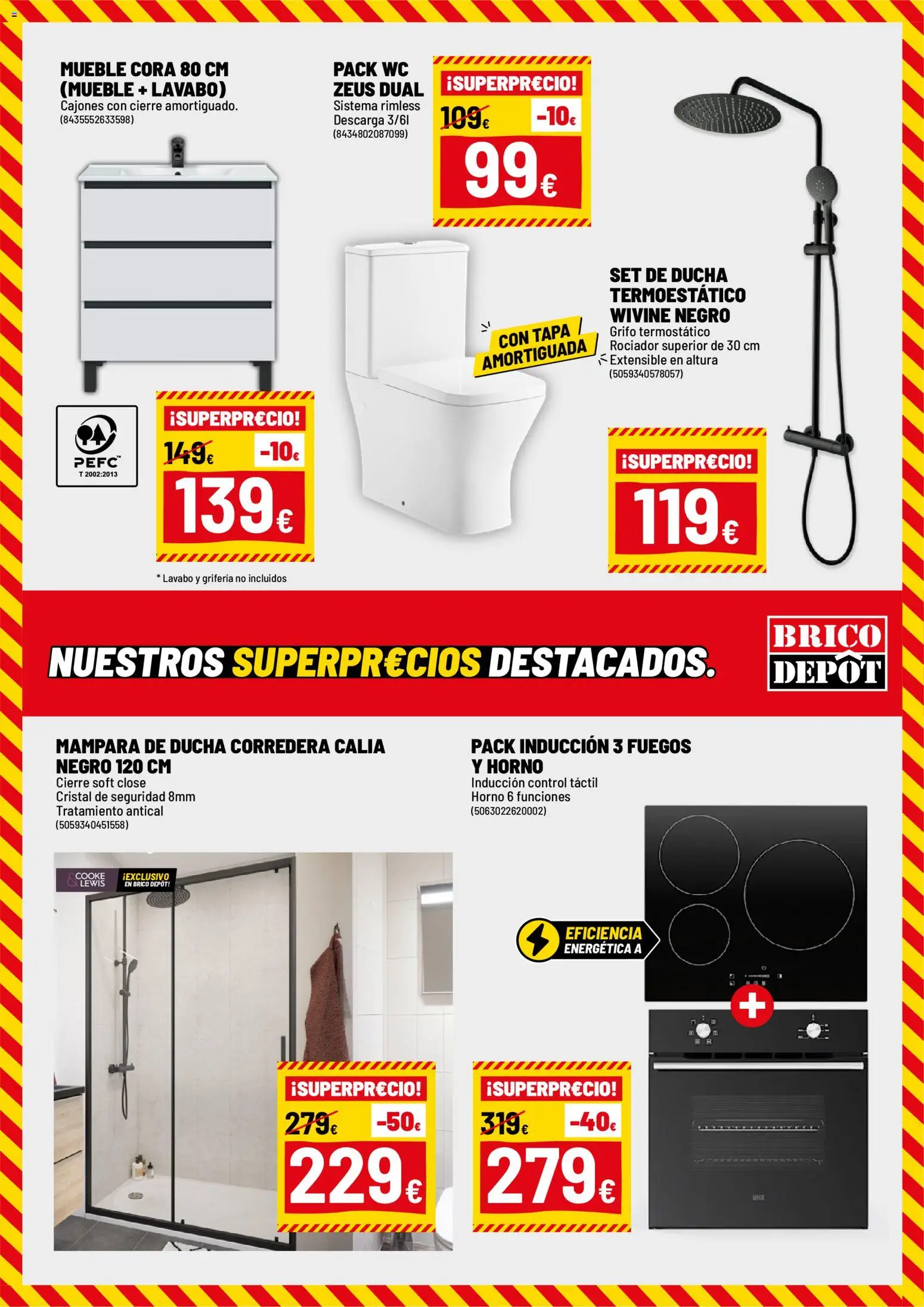 Brico Depôt folleto │ válido desde el 27.02.2026 | Página: 3 | Productos: Horno, Lavabo, Ducha