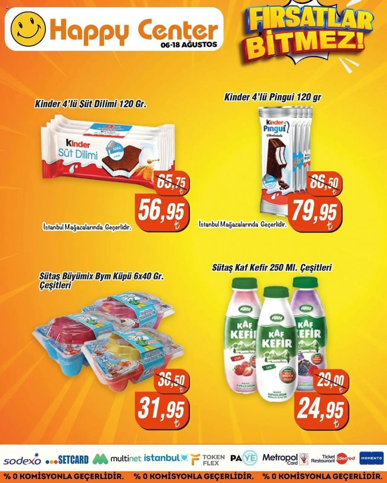 Happy Center Katalog - 06.08.2025 tarihinden itibaren geçerlidir | Sayfa: 30 | Ürünler: Kefir, Süt