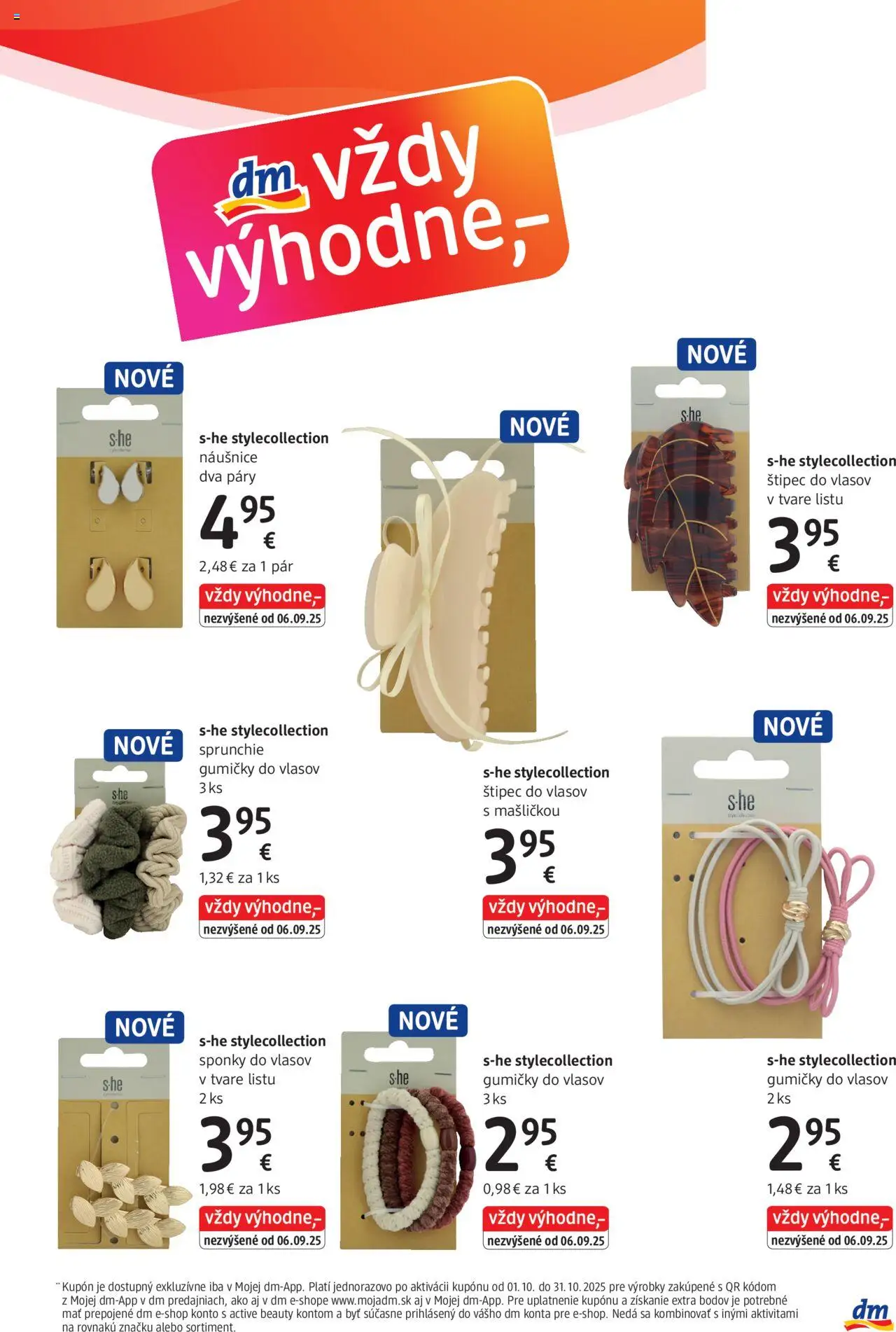 Nové dm drogerie akcie – leták je platný od 01.10.2025 | Strana: 15