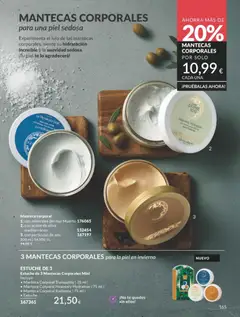 Vista previa Manteca corporal con minerales del mar Muerto, Body butter with dead sea minerals. válido desde el 01.01.2026 | Página: 165 | Productos: Aceite, Manteca corporal, Té, Aceite de oliva