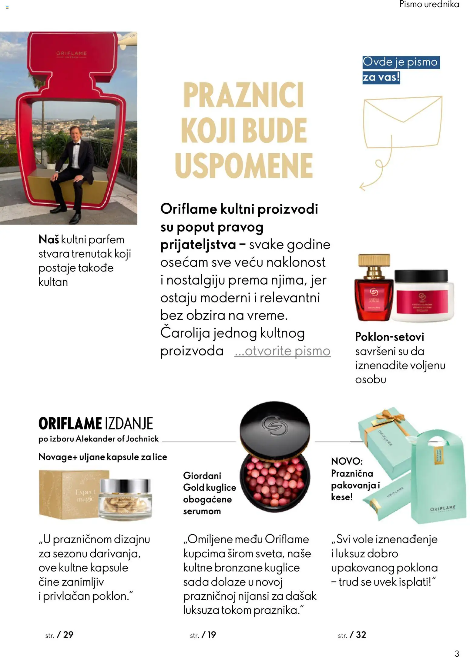 Oriflame katalog - važi od 19.11.2025 | Strana: 3 | Proizvode: Kapsule, Parfem