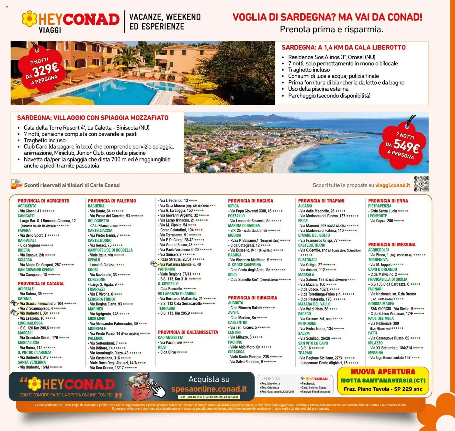 Volantino Conad del 08.04.2026 | Pagina: 23 | Prodotti: Tè, Piscina, Biancheria da letto, Bagno