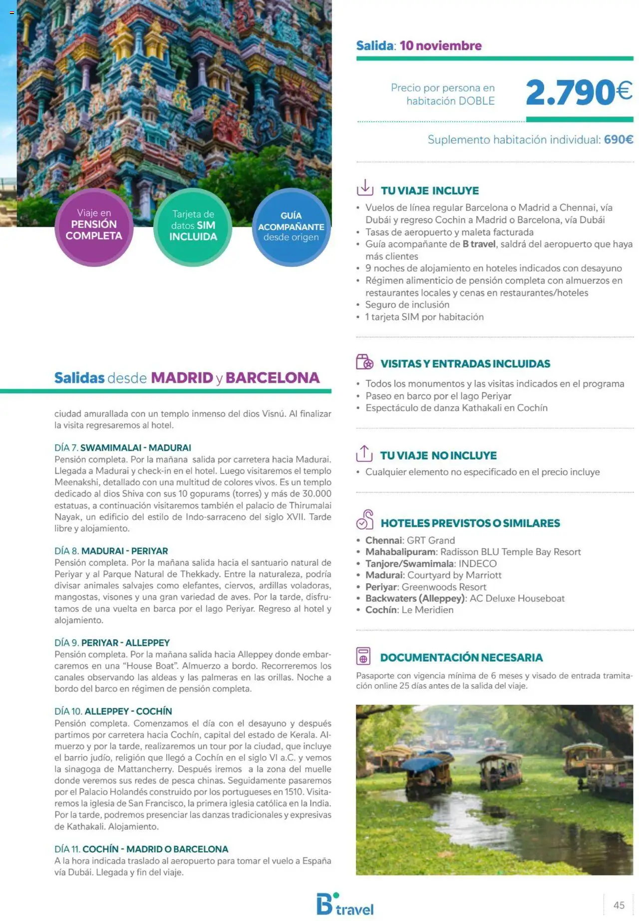 B the travel brand Viajeros Expertos Internacional  │ válido desde el 27.02.2025 | Página: 45 | Productos: Maleta, Palmeras