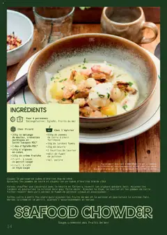  | Page: 14 | Produits: Crevettes, Pommes, Oignons, Crème