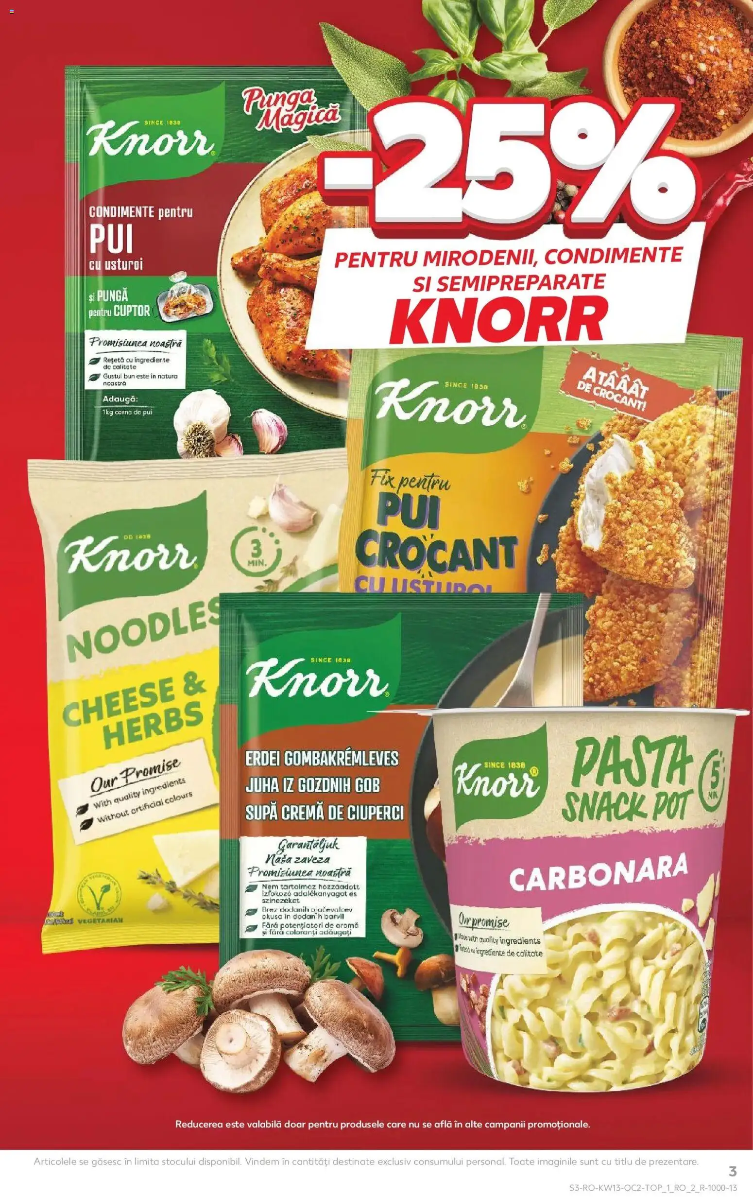 Noul catalog Kaufland – valabil de la 25.03.2026 | Pagină: 3 | Produse: Pungă, Cuptor, Hacıyatmaz Kedi Oyuncağı, Carne De Pui