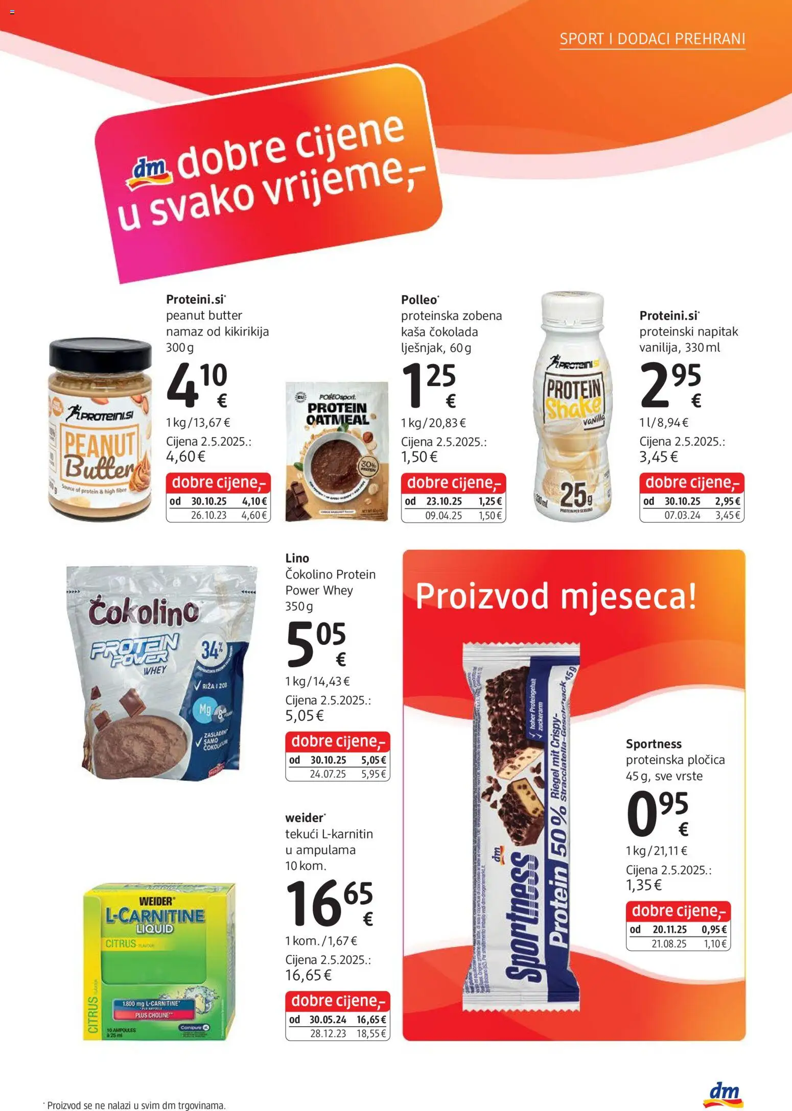 DM katalog | vrijedi od 01.01.2026 | Stranica: 7 | Proizvodi: Čokolada, Riža, Čokolino, Namaz