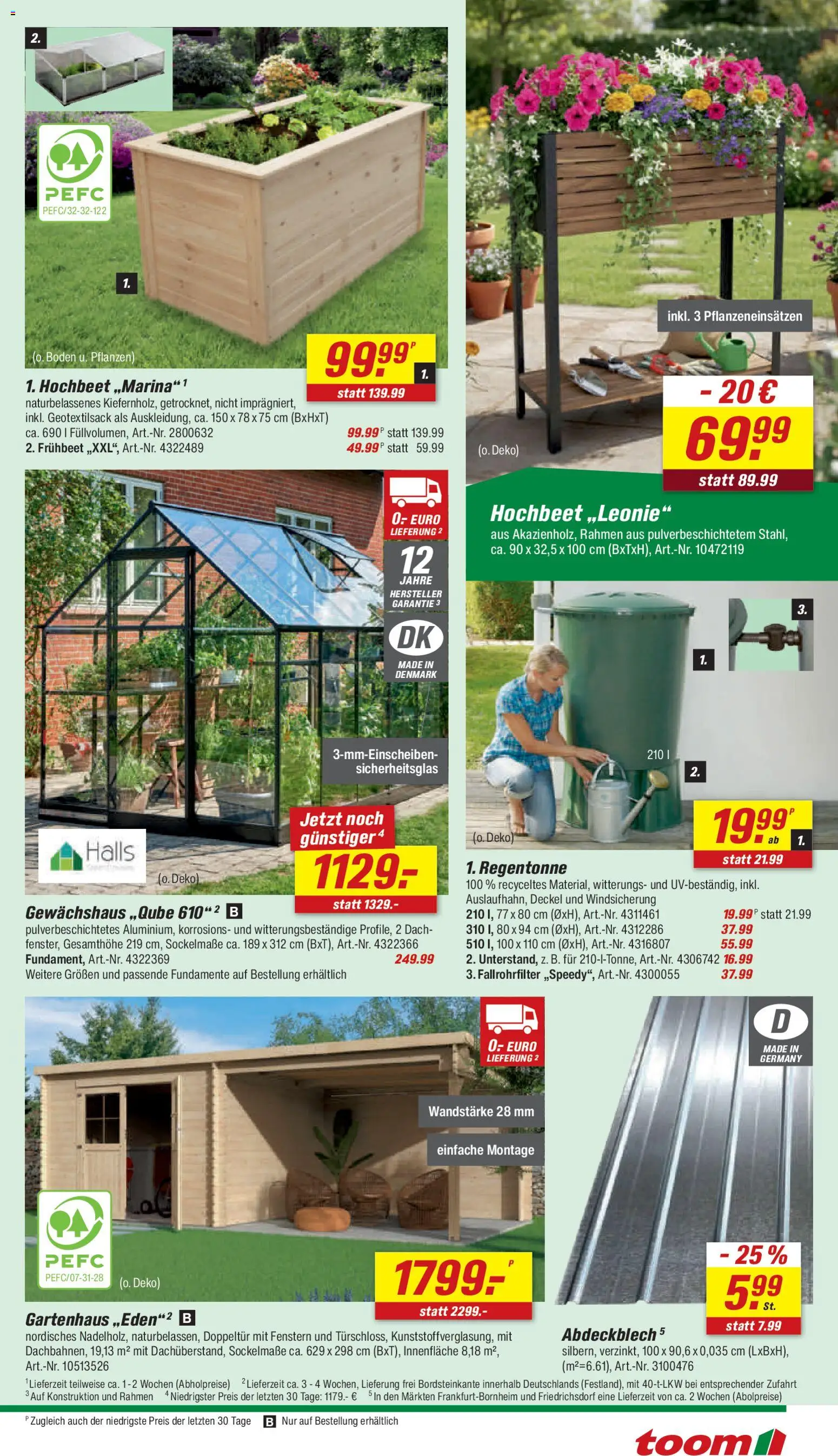 Toom Baumarkt Prospekt 	 – gültig ab 18.04.2026 | Seite: 5 | Produkte: Hochbeet