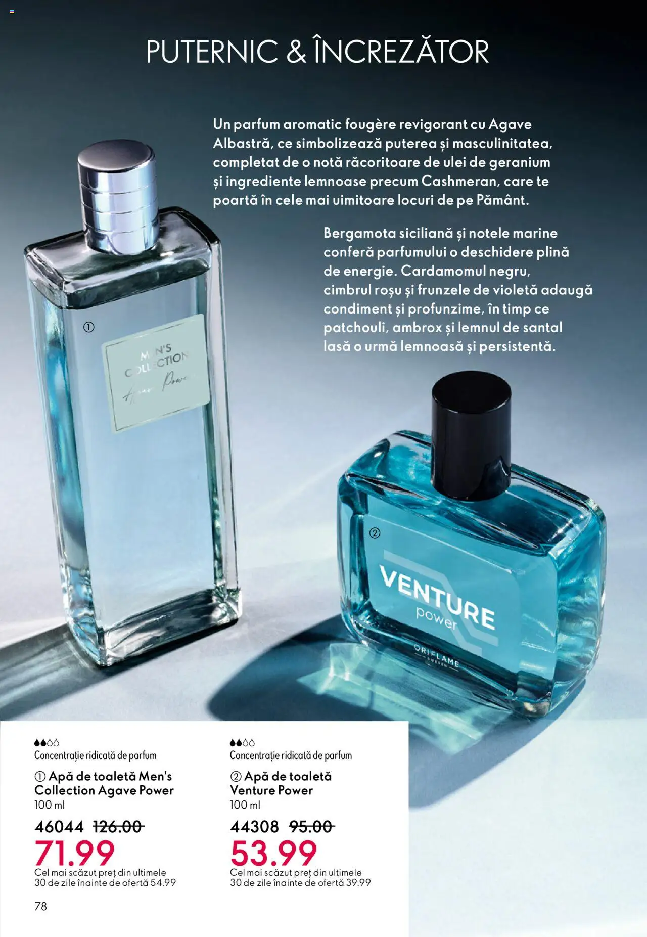 Noul catalog Oriflame – valabil de la 01.10.2025 | Pagină: 78 | Produse: Toaletă, Parfum, Apă de toaletă, Apă