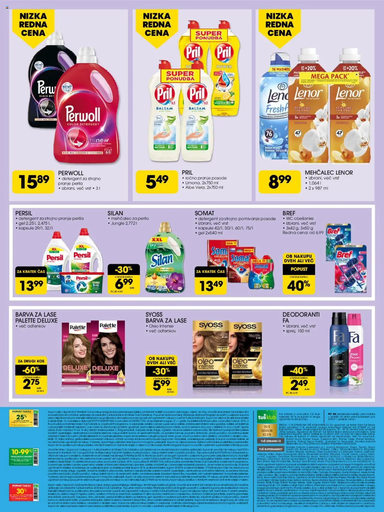 Tuš katalog │ velja od 06.08.2025 | Stran: 15 | Izdelki: Kos, Pivo, Mehcalec za perilo, Detergent