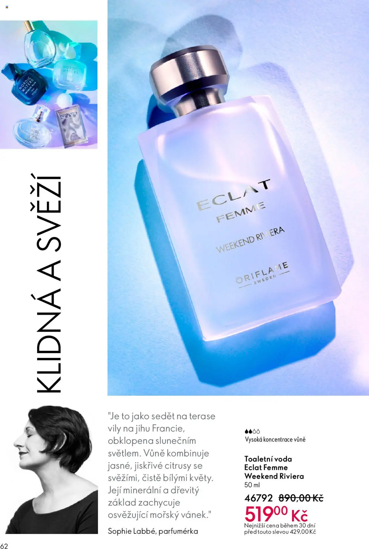 Oriflame katalog č.14/2025 od 01.10.2025 | Strana: 62 | Produkty: Voda, Toaletní voda
