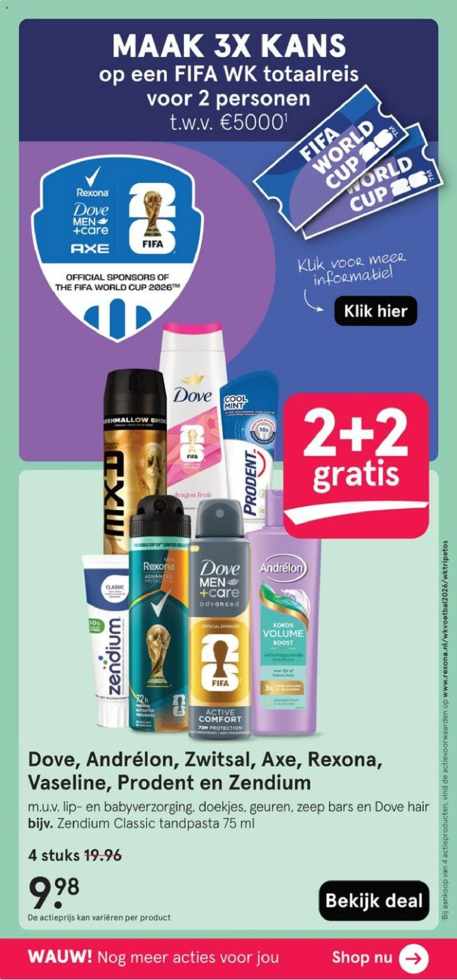 {H1} | Pagina: 4 | Producten: Deodorant, Tandpasta, Boost, Shampoo