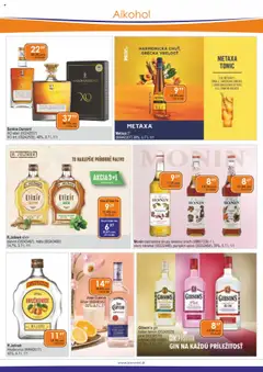 KON - RAD leták platný od 01.10.2025 | Strana: 9 | Produkty: Zázvor, Metaxa, Gin, Alkohol