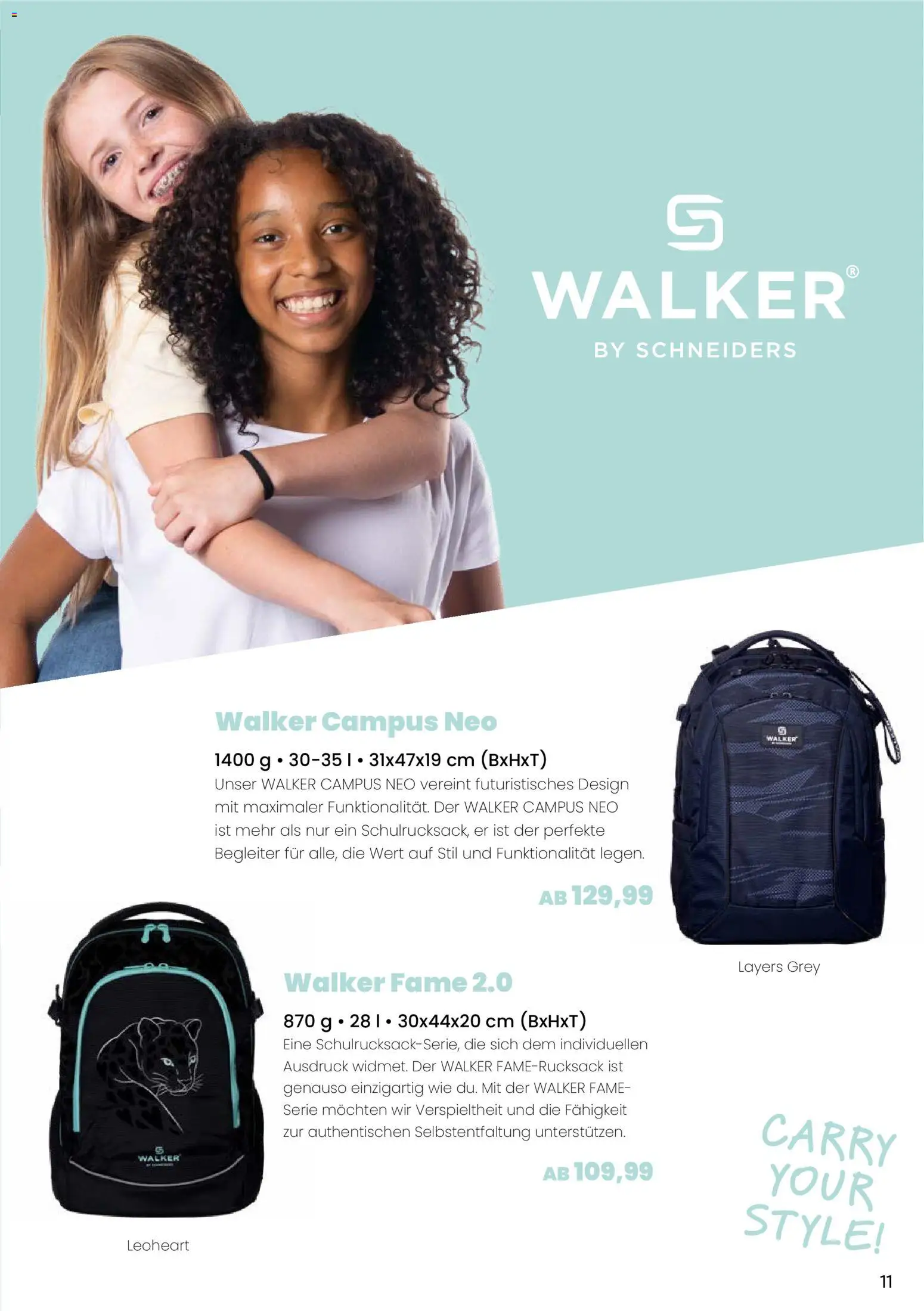 Galeria Karstadt Kaufhof Prospekt Schulranzen  	 – gültig ab 02.03.2026 | Seite: 11