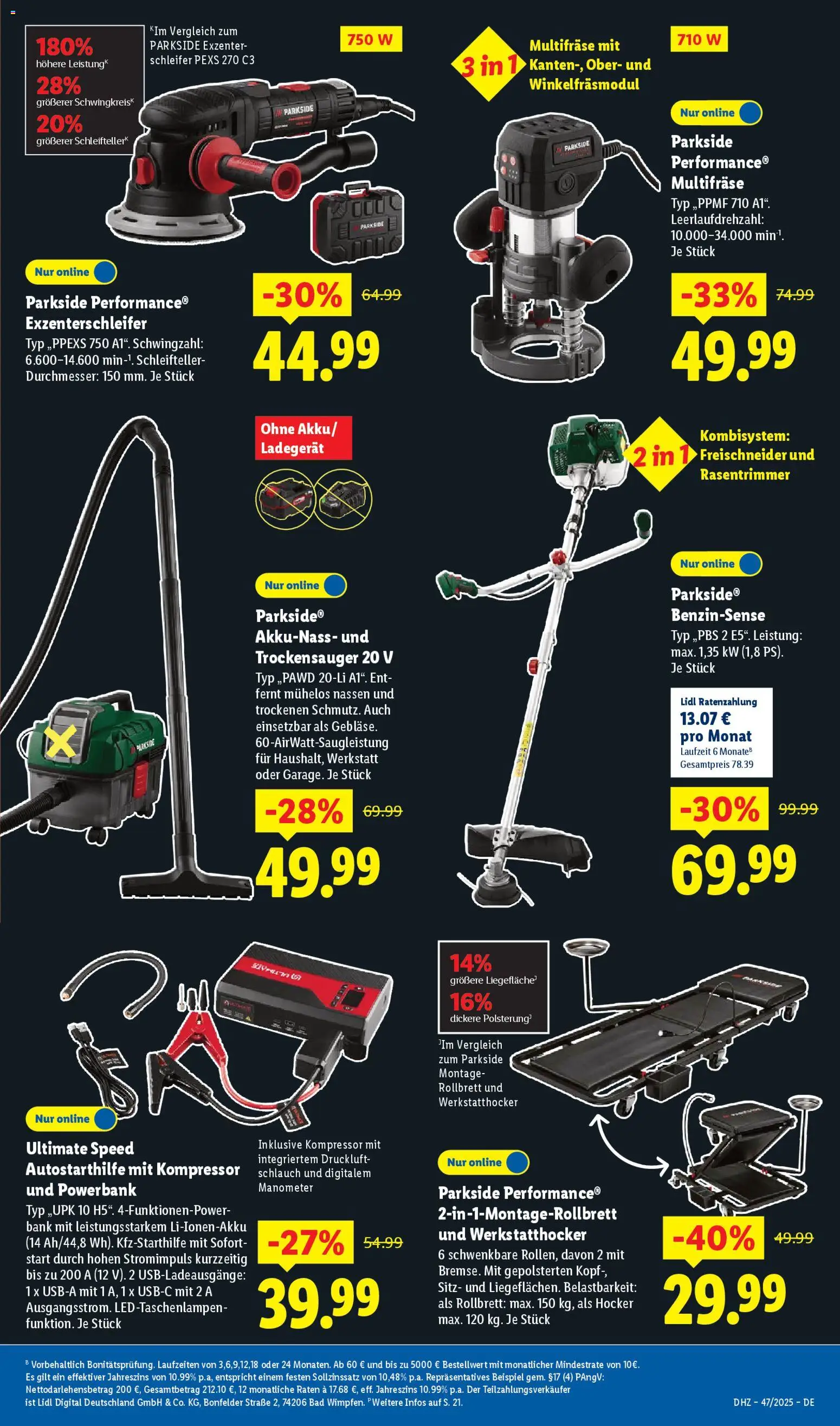 Lidl Prospekt Aarbergen – gültig ab 17.11.2025 | Seite: 53 | Produkte: Hocker, Manometer, Bad, Powerbank