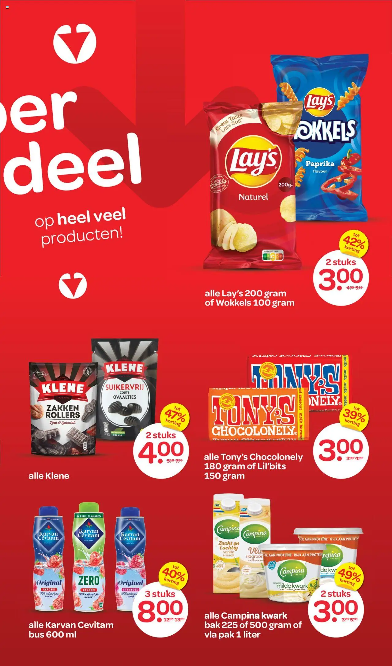  | Pagina: 5 | Producten: Melk, Pavilon, Kész piskótalap, Aardbei