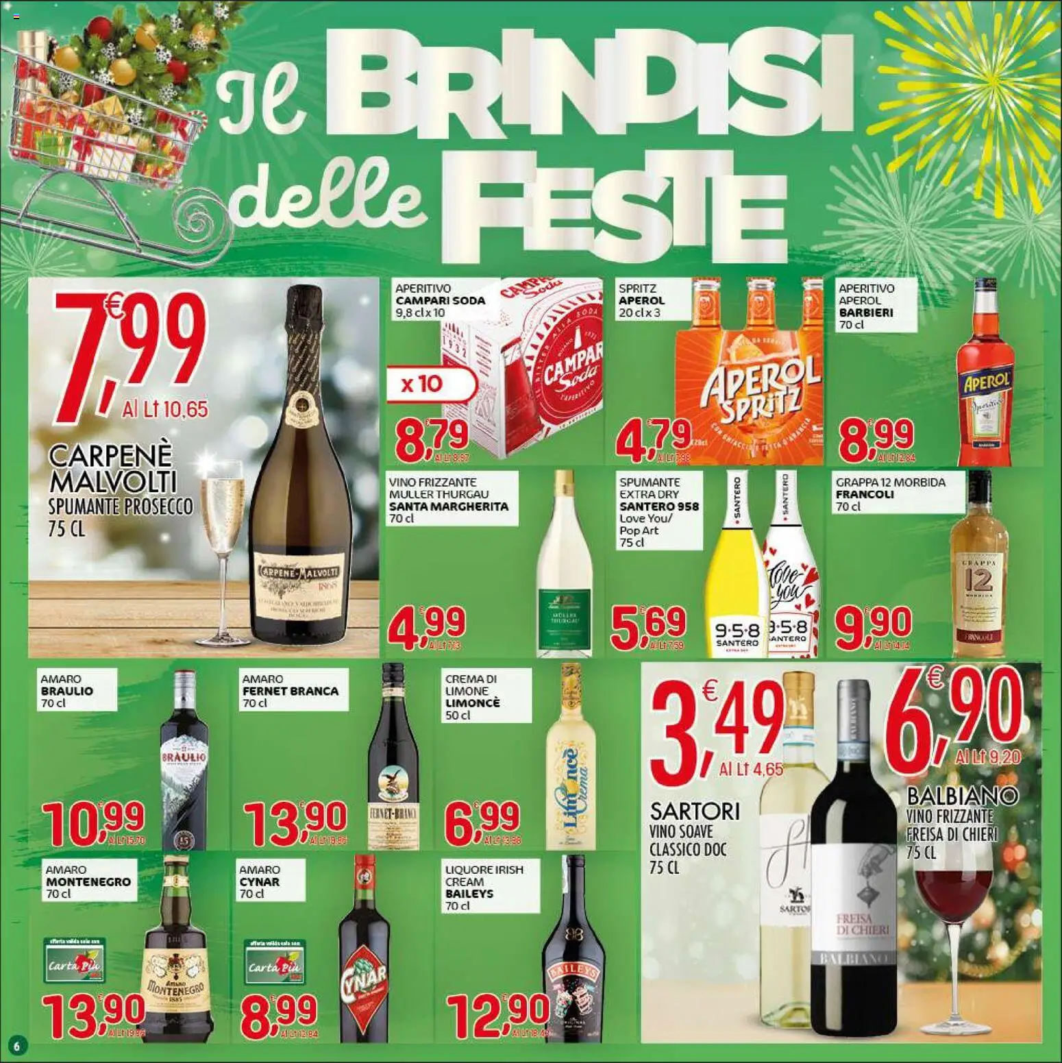 Volantino CRAI del 18.12.2025 | Pagina: 6 | Prodotti: Pile, Crema, Liquore, Aperitivo