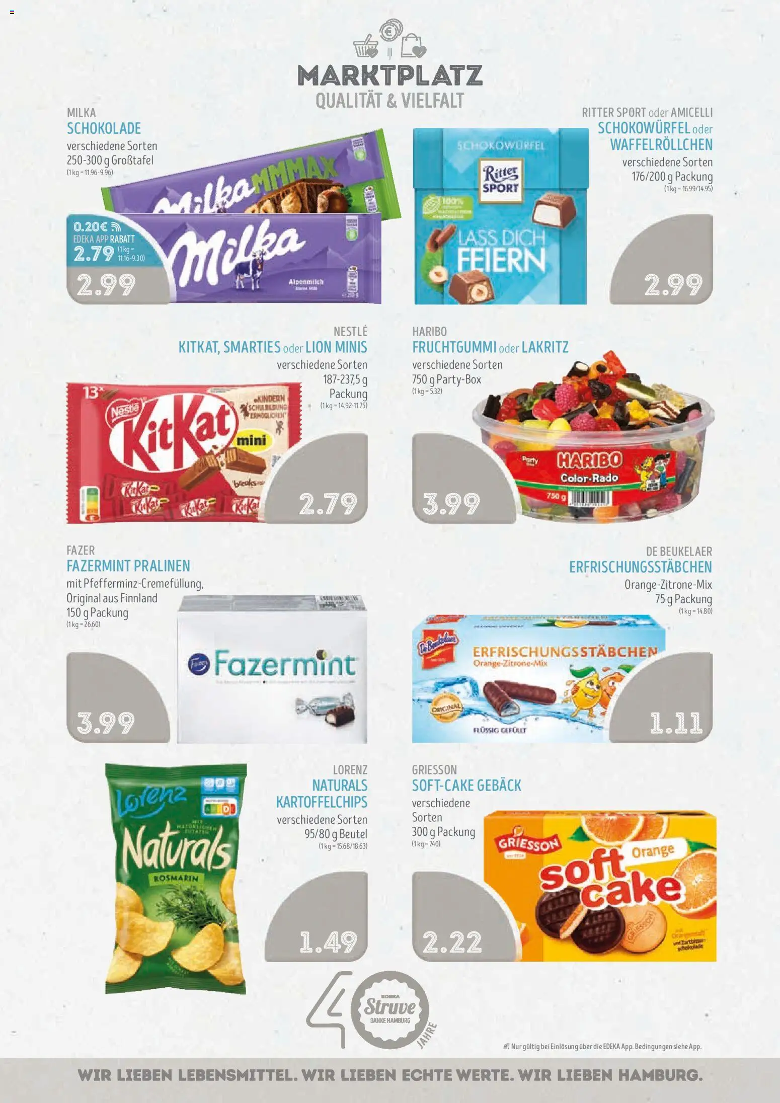 Edeka Struve Prospekt 	 – gültig ab 13.04.2026 | Seite: 13 | Produkte: Haribo, Schokolade, Smarties, Milka